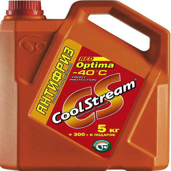 Антифриз CoolStream Optima Red, 5 кг